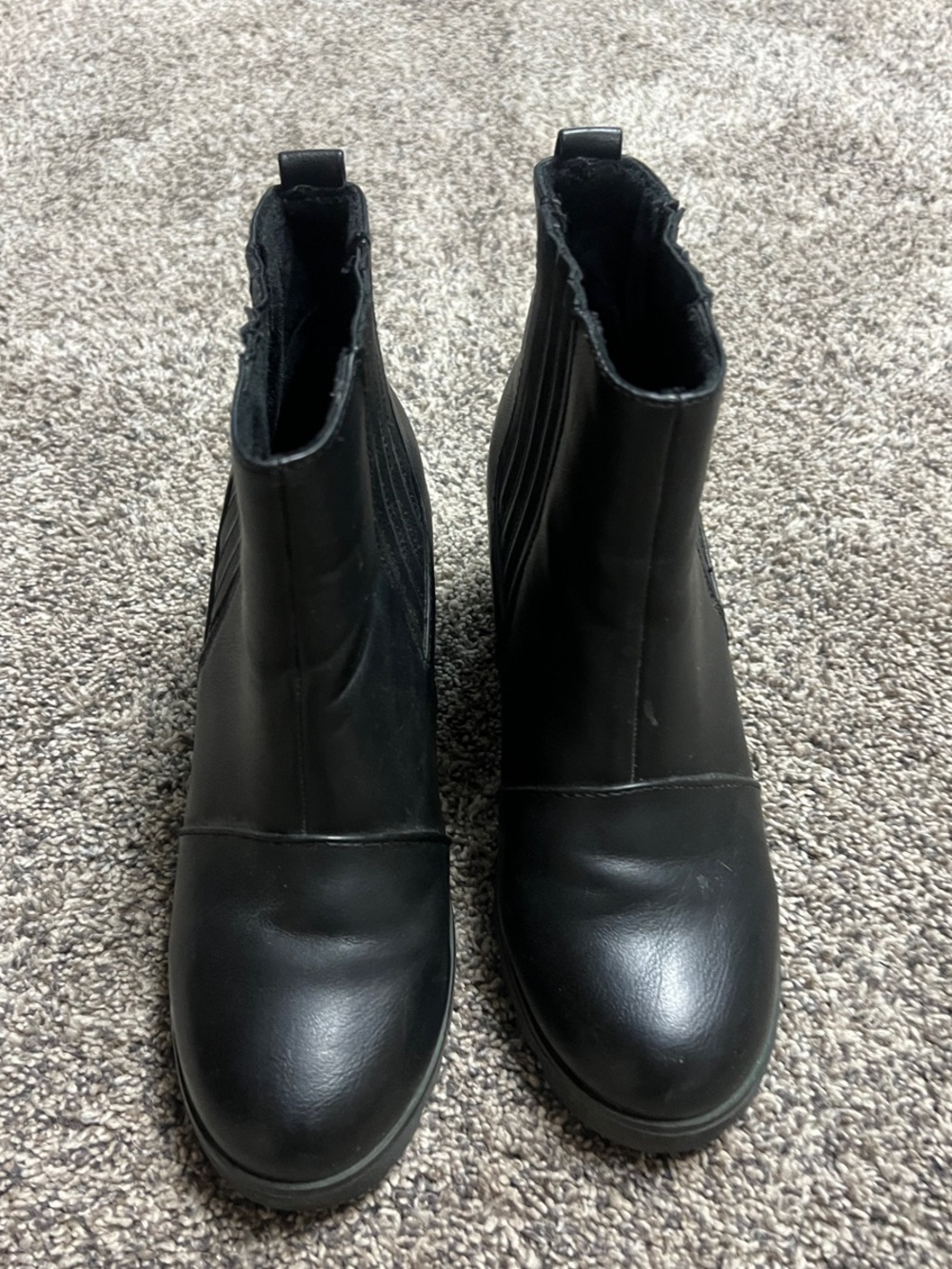 Classic Black Chelsea Ankle Booties